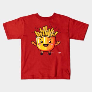 Cute French Fries T-Shirt Kids T-Shirt